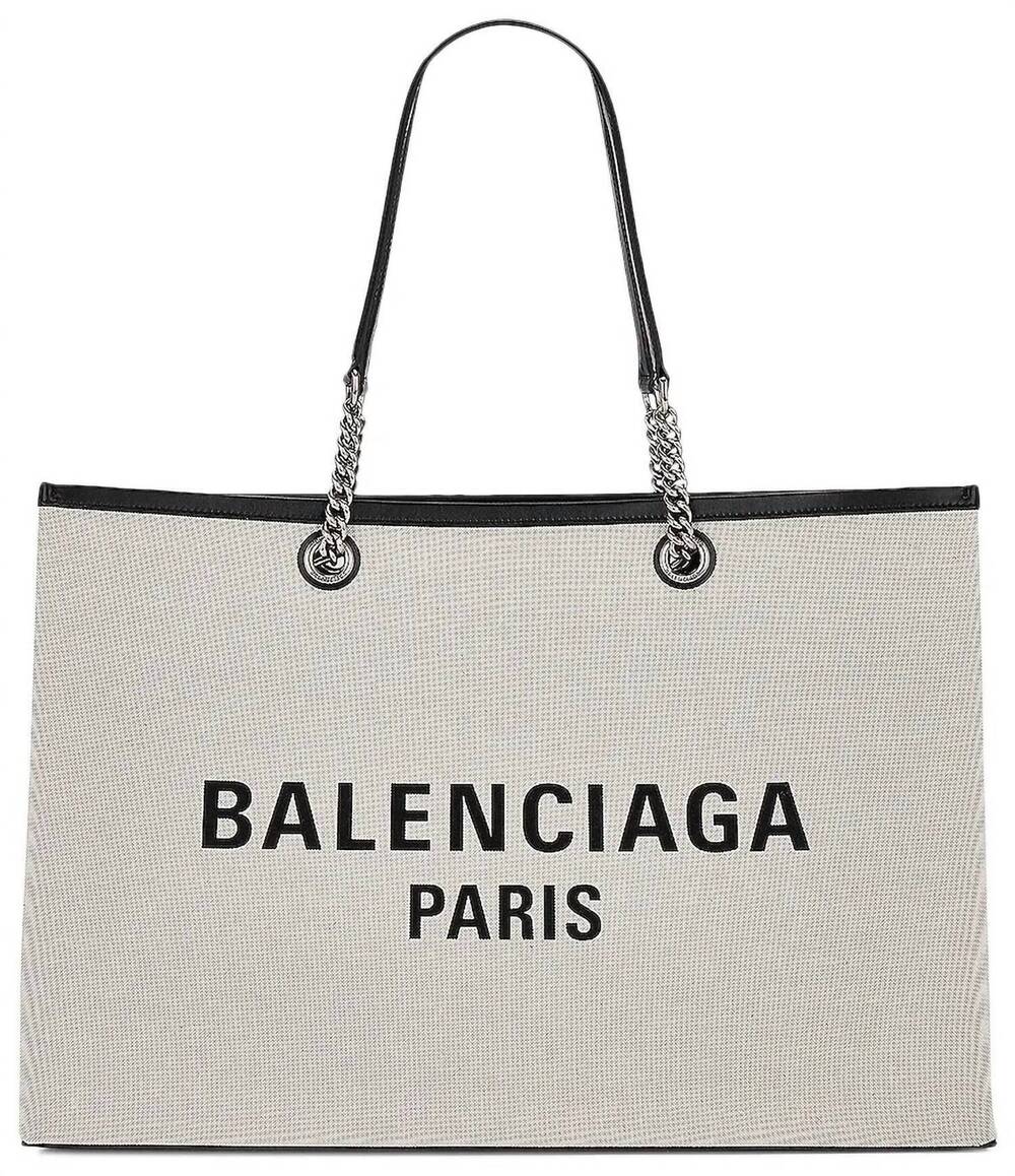 NEW BALENCIAGA women's duty free tote bag in natural
